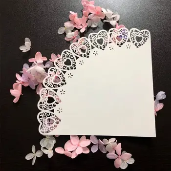 50pcs Laser Cut Love Heart Lace Laying Candy Wedding Party Favors Confetti Cones Paper Cone Decoration Supplies Gift
50pcs Laser Cut Love Heart Lace Laying Candy Wedding Party Favors Confetti Cones Paper Cone Decoration Supplies Gift