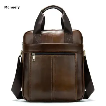 MCNEELY Vintage Men's Cowhide Messenger Bag Genuine Leather Men's Business Pad Bag Leisure Single-shoulder Cross-body Zipper Bag
MCNEELY Vintage Men's Cowhide Messenger Bag Genuine Leather Men's Business Pad Bag Leisure Single-shoulder Cross-body Zipper Bag
