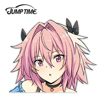 Jump Time Fate Apocrypha Astolfo (Black Rider) 3 8.5 Big Head Anime Peeker Vinyl Decal Waifu Kawaii Girl Car Stickers
Jump Time Fate Apocrypha Astolfo (Black Rider) 3 8.5 Big Head Anime Peeker Vinyl Decal Waifu Kawaii Girl Car Stickers