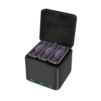 3 Battery Smart QC 3.0 Fast Charger USB Charging Box with Data Cable for OSMO ACTION Sports Camera Accessories 746D
3 Battery Smart QC 3.0 Fast Charger USB Charging Box with Data Cable for OSMO ACTION Sports Camera Accessories 746D
