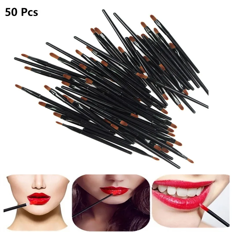 50 Pcs/Pack Disposable Lip Brush Long Handle Gloss Wands Applicator Cosmetic Makeup Lip Liner Brush Pro Female Beauty Tools
50 Pcs/Pack Disposable Lip Brush Long Handle Gloss Wands Applicator Cosmetic Makeup Lip Liner Brush Pro Female Beauty Tools