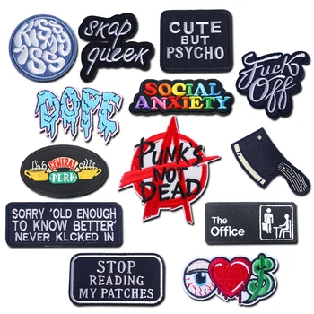 Hippie Letter Patch Iron On Patches On Clothes Rock Applique Freddie Mercury And Cynthia Funny Badge Stripes Embroidered Patch 
Hippie Letter Patch Iron On Patches On Clothes Rock Applique Freddie Mercury And Cynthia Funny Badge Stripes Embroidered Patch