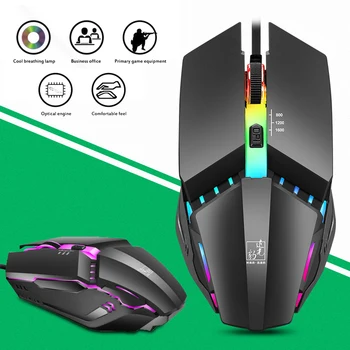 K3 Wired Gaming Mouse 1600DPI Optical Professional Colorful Backlight Gamer Mouse Mice Cool 7 Bright Colors Showing In Turns
K3 Wired Gaming Mouse 1600DPI Optical Professional Colorful Backlight Gamer Mouse Mice Cool 7 Bright Colors Showing In Turns
