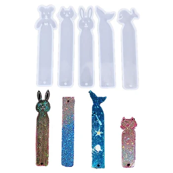 Resin Bookmark Mould Rectangle Animal Silicone Mold DIY Making Epoxy Jewelry 
Resin Bookmark Mould Rectangle Animal Silicone Mold DIY Making Epoxy Jewelry
