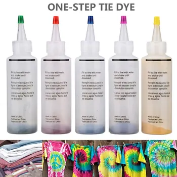 

Cold Water Colorful One Step Art Craft Permanent With Pigment Fabric Decorating Non Toxic DIY Textile Paint Tie Dye Kit