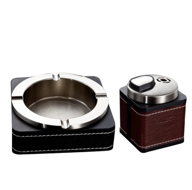 

Big Jet Butane Cigarette Lighter Ashtray Set inflatable Men Smoking Lighter Luxury 1300C Windproof Gas Cigar Tobacco Lighter