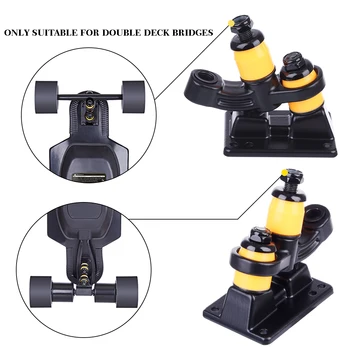 High-End Electric Skateboard Double Kingpins Truck Only For Double Axis - Random Color
High-End Electric Skateboard Double Kingpins Truck Only For Double Axis - Random Color