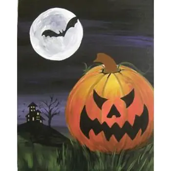 GATYZTORY Painting By Numbers pumpkin lantern Paint On Canvas Hand Painted Drawing Oil DIY Winter Arts Home Decor Halloween
GATYZTORY Painting By Numbers pumpkin lantern Paint On Canvas Hand Painted Drawing Oil DIY Winter Arts Home Decor Halloween