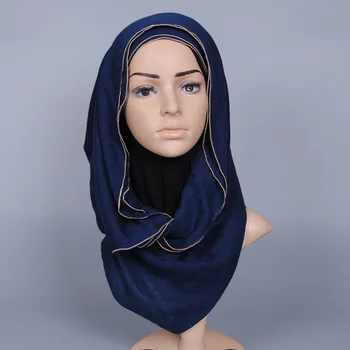 New design gold chain cotton hijab scarf printe solid color shawls headband popular autumn wraps muslim scarves/scarf
New design gold chain cotton hijab scarf printe solid color shawls headband popular autumn wraps muslim scarves/scarf