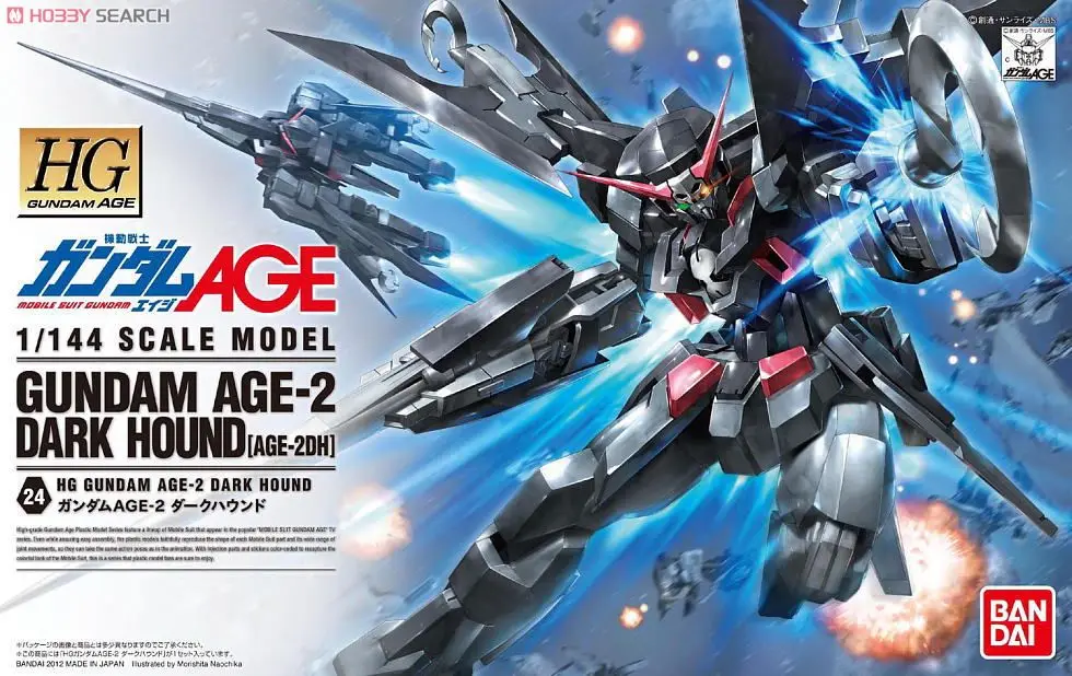 Bandai Gundam 1/144 HG AGE-2 DARK HOUND Assemble Model Kits Action Figures Children's toys
Bandai Gundam 1/144 HG AGE-2 DARK HOUND Assemble Model Kits Action Figures Children's toys