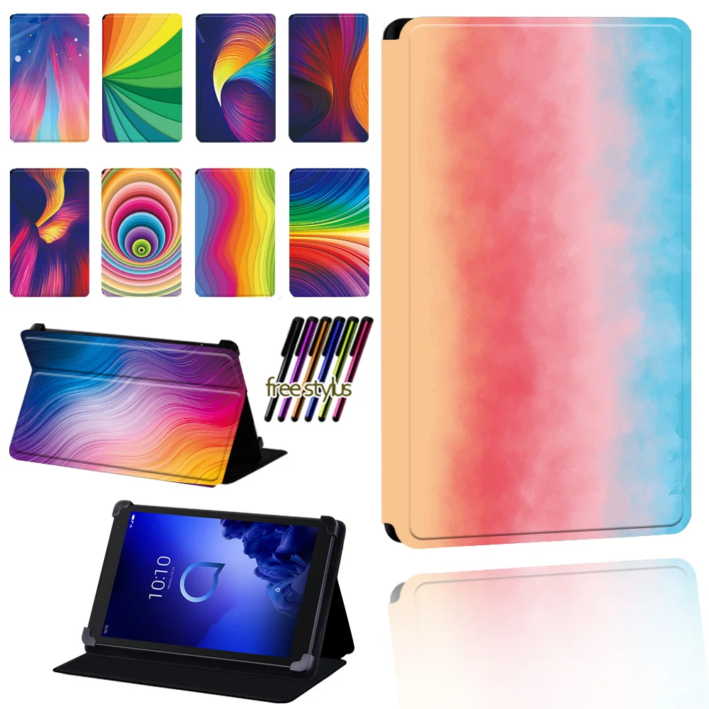 Tablet Case for Alcatel 1T 7 10/3T 8 10/A3 10 Tablet Watercolor Pattern Foldable Anti-fall Protective Case Cover + Pen
Tablet Case for Alcatel 1T 7 10/3T 8 10/A3 10 Tablet Watercolor Pattern Foldable Anti-fall Protective Case Cover + Pen