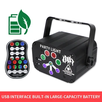 Mini LED Laser Projection Lamp Portable Rotating Voice Remote Stage Effect Lamp Uplights Stage Lighting Effect Light
Mini LED Laser Projection Lamp Portable Rotating Voice Remote Stage Effect Lamp Uplights Stage Lighting Effect Light
