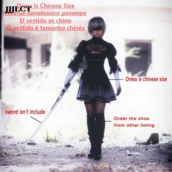 Anime woman clothes camouflage costume set Halloween girl party black dress Neal automata Yoha 2B cosplay set anime
Anime woman clothes camouflage costume set Halloween girl party black dress Neal automata Yoha 2B cosplay set anime