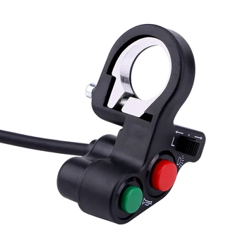Universal 22 cm Motorcycle Handlebar Switch Headlight Turn Signal Light Horn On/Off Push Button with 3 buttons Plastic Shell 
Universal 22 cm Motorcycle Handlebar Switch Headlight Turn Signal Light Horn On/Off Push Button with 3 buttons Plastic Shell