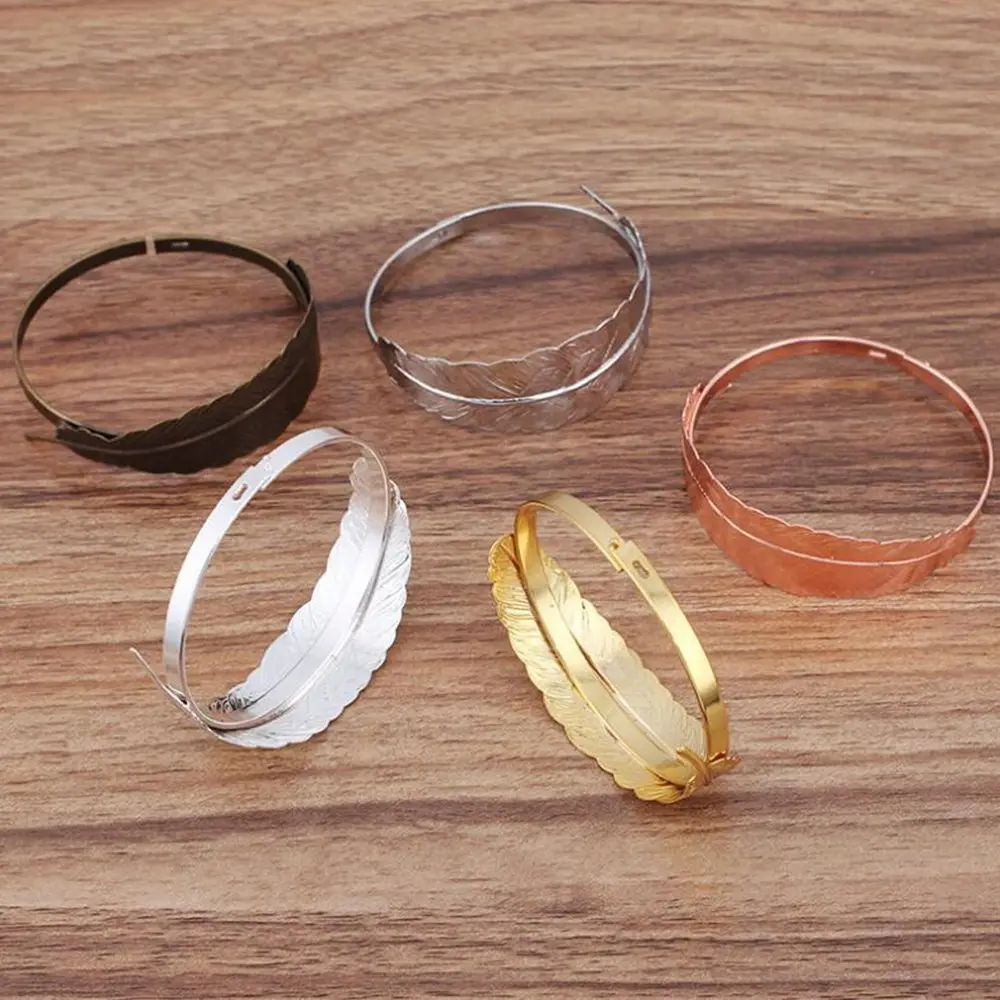 20pcs 60mm Bige Leaf Bangle Base Bracelet Blanks Bezel Brass Cuff Bracelet Setting
20pcs 60mm Bige Leaf Bangle Base Bracelet Blanks Bezel Brass Cuff Bracelet Setting