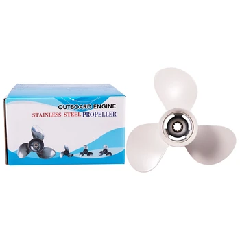 9 7/8 Inch x 10 1/2 Inch-F Aluminum Alloy Outboard Propeller White Outdoor Propeller, for Yamaha 20 - 30 HP 664-45945-00-EL
9 7/8 Inch x 10 1/2 Inch-F Aluminum Alloy Outboard Propeller White Outdoor Propeller, for Yamaha 20 - 30 HP 664-45945-00-EL