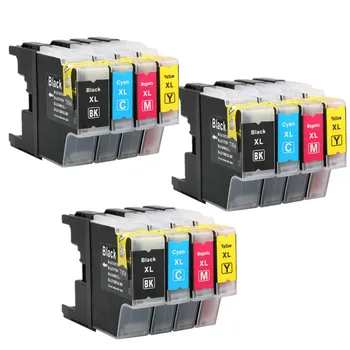 Ink Cartridges LC73 LC75 LC400 LC1240 Compatible For Brother DCP-J525N DCP-540N DCP-J740N DCP-J525W MFC-J280W Printer Inkjet 12 
Ink Cartridges LC73 LC75 LC400 LC1240 Compatible For Brother DCP-J525N DCP-540N DCP-J740N DCP-J525W MFC-J280W Printer Inkjet 12