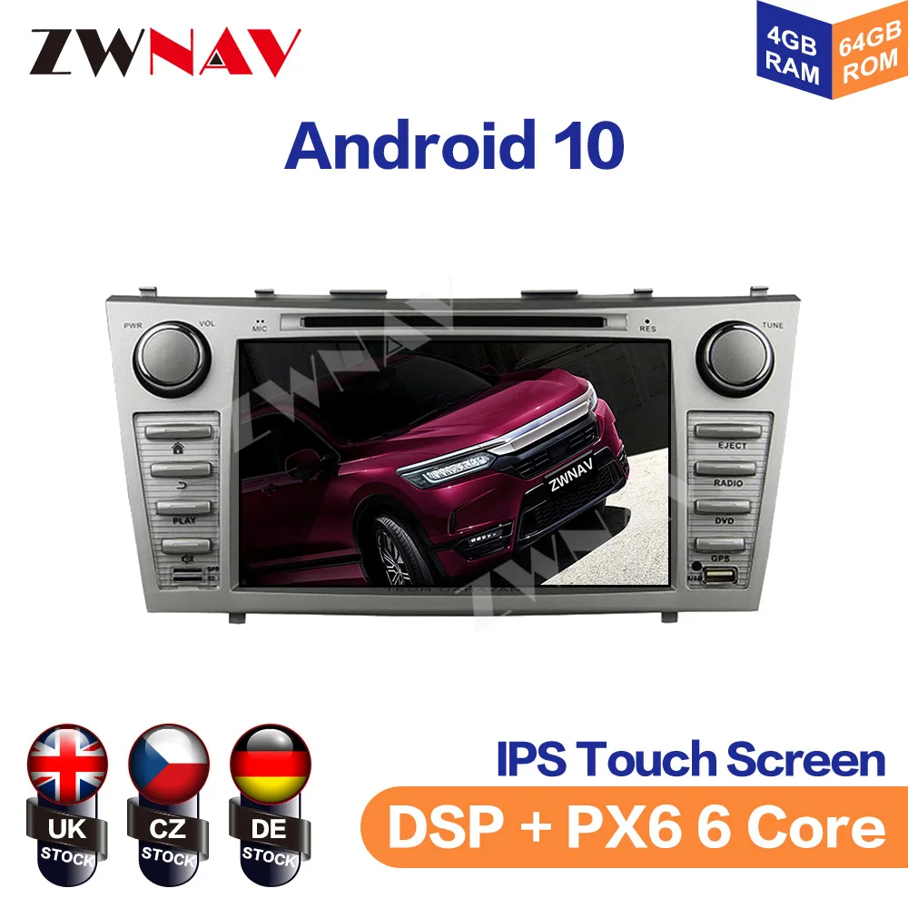 DSP Car DVD Player Android 10 Octa Core Multimedia Player GPS Navigation For TOYOTA CAMRY 2007-2011 Auto Radio Stereo Head Unit
DSP Car DVD Player Android 10 Octa Core Multimedia Player GPS Navigation For TOYOTA CAMRY 2007-2011 Auto Radio Stereo Head Unit