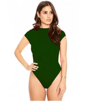 Summer Women Bodysuit Sexy Skinny Tee Tops Ladies Round Collar Solid Casual Tops Short Sleeve Body Bodysuit Romper Jumpsuit 
Summer Women Bodysuit Sexy Skinny Tee Tops Ladies Round Collar Solid Casual Tops Short Sleeve Body Bodysuit Romper Jumpsuit