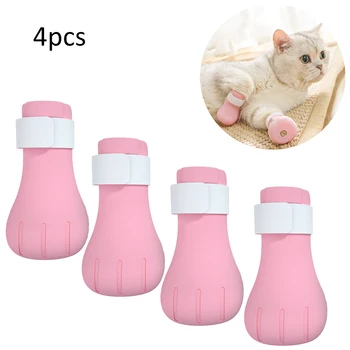 4PCS Cat Claw Cover Boots Anti-Biting Pet Cat Paw Nail Foot Cover Protector Boots Cat Shoes Grooming Supplies For Bath Washing 
4PCS Cat Claw Cover Boots Anti-Biting Pet Cat Paw Nail Foot Cover Protector Boots Cat Shoes Grooming Supplies For Bath Washing