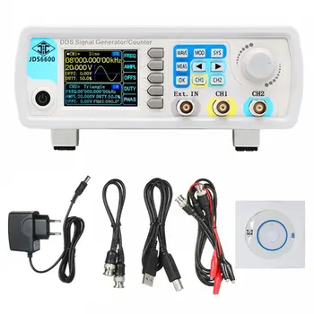 Digital DDS Signal Generator Counter 60MHz Dual-Channel Function Arbitrary Waveform Pulse Sweep Frequency Meter JDS6600 EU Plug
Digital DDS Signal Generator Counter 60MHz Dual-Channel Function Arbitrary Waveform Pulse Sweep Frequency Meter JDS6600 EU Plug
