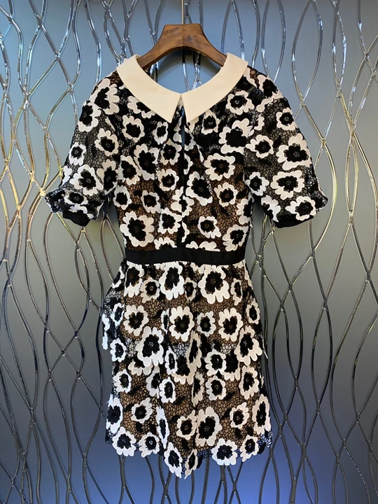 2019 Early Autumn New Women's Colour Colour Collar Embroidery Patterns Received Short tsSleeve Leisure 805
2019 Early Autumn New Women's Colour Colour Collar Embroidery Patterns Received Short tsSleeve Leisure 805