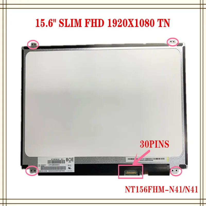 Free shipping NT156FHM-N41 N42 N31 B156HTN03.0 B156HTN03.4 B156HTN03.5 B156HTN03.8 N156HGE-EAB EBB EA1 EA21920*1080 EDP 30Pins
Free shipping NT156FHM-N41 N42 N31 B156HTN03.0 B156HTN03.4 B156HTN03.5 B156HTN03.8 N156HGE-EAB EBB EA1 EA21920*1080 EDP 30Pins