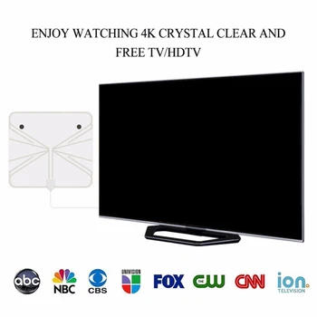 Indoor TV Antenna Digital HDTV Receiver DVB-T2 ATSC Signals Window Aerial Receiver Amplifier Mini
Indoor TV Antenna Digital HDTV Receiver DVB-T2 ATSC Signals Window Aerial Receiver Amplifier Mini