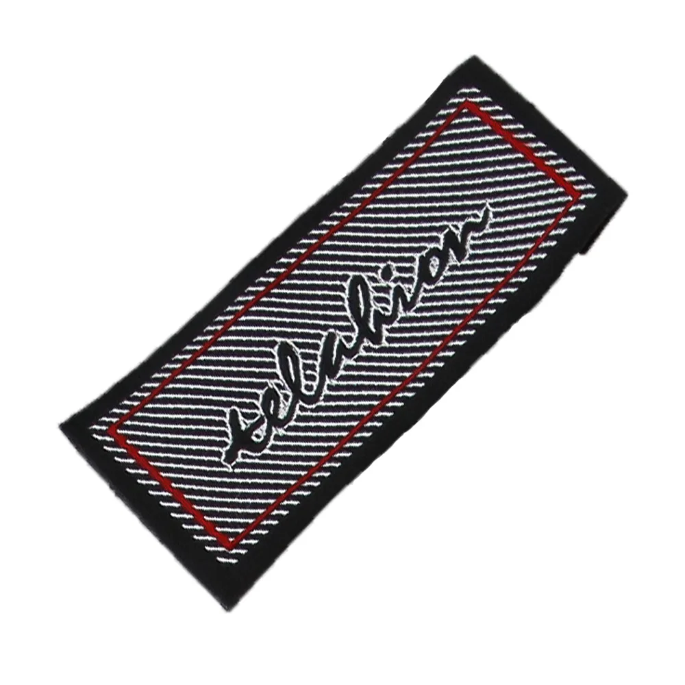 

Free Design & Free Shipping Customized 500Pcs/Lot Woven Labels For Clothing Garment Embroidered Labels Main Tags Sl062