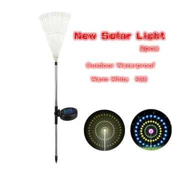 120LEDs Solar Christmas Party Decoration Lamp Waterproof Outdoor Landscape Lamp Grass Fireworks Dandelion Lawn Garden Lights luz
120LEDs Solar Christmas Party Decoration Lamp Waterproof Outdoor Landscape Lamp Grass Fireworks Dandelion Lawn Garden Lights luz