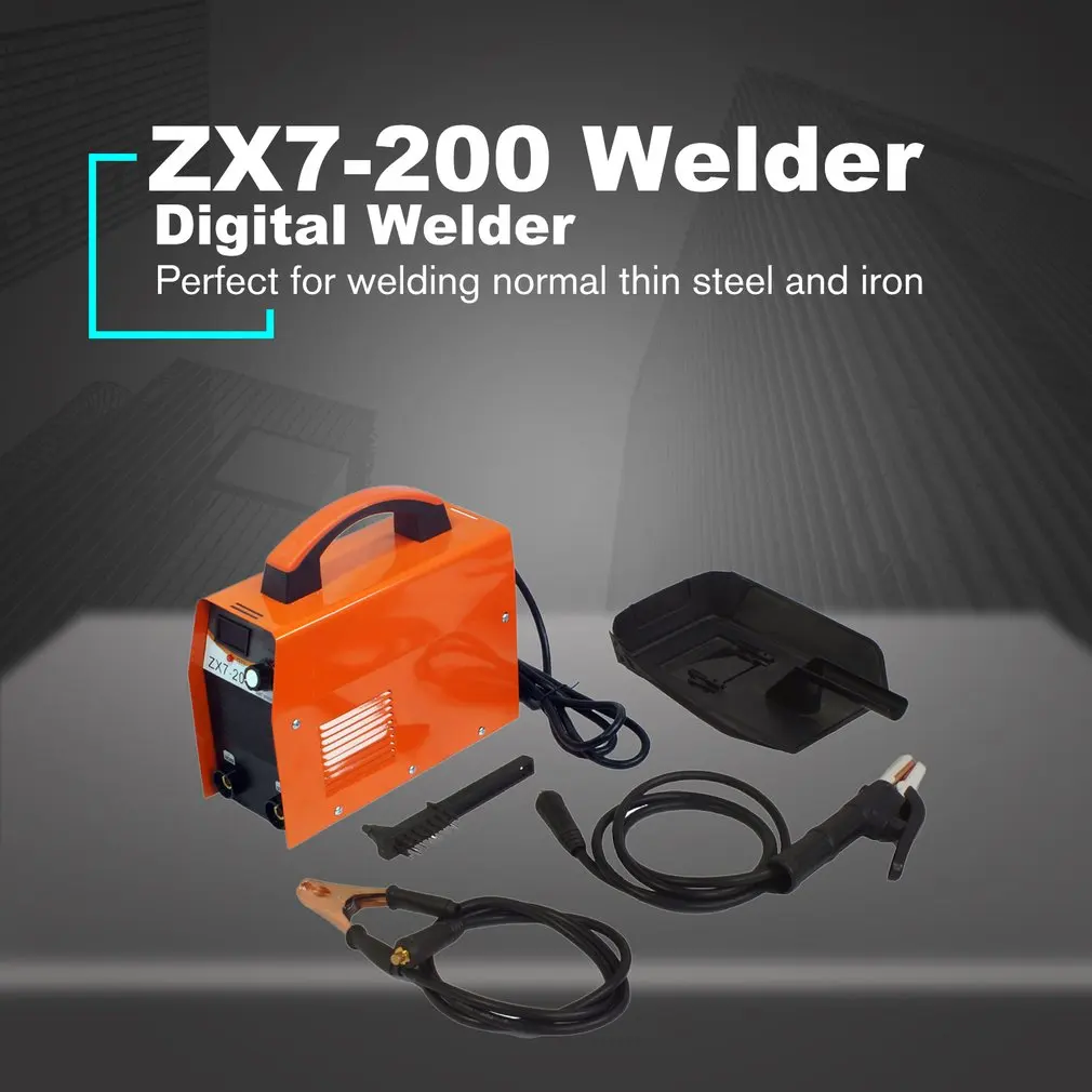ZX7-200 Digital Display DC Inverter ARC Welder 220V IGBT PWM Portable Welding Machine 20-120A For home DIY Repairing EU Plug
ZX7-200 Digital Display DC Inverter ARC Welder 220V IGBT PWM Portable Welding Machine 20-120A For home DIY Repairing EU Plug