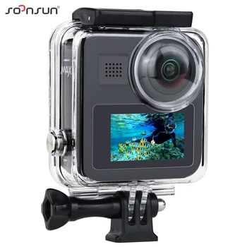 SOONSUN 40M Waterproof Housings Shell Protective Cover Box Dive Case for GoPro Max Panoramic Camera for Go Pro Case Accessories
SOONSUN 40M Waterproof Housings Shell Protective Cover Box Dive Case for GoPro Max Panoramic Camera for Go Pro Case Accessories