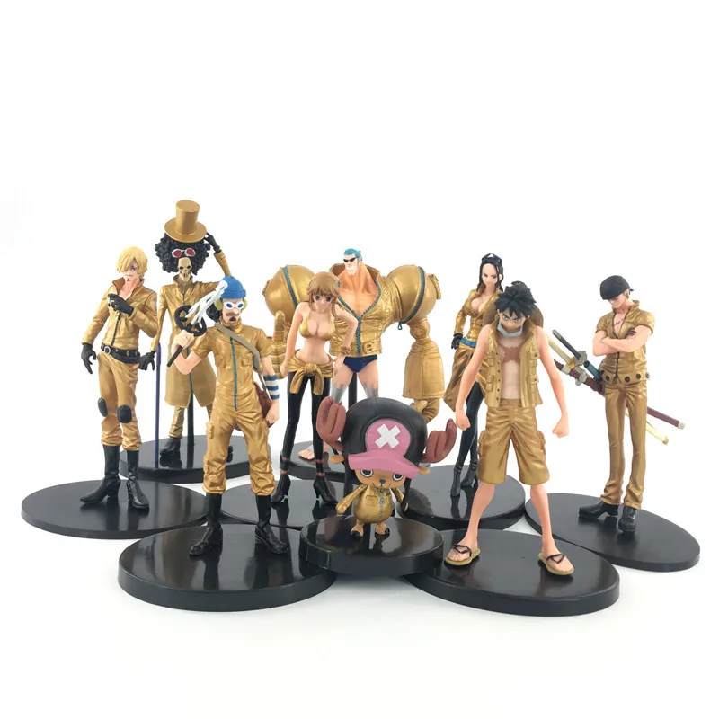 Экшн-фигурка Luffy Chopper Zoro Franky, 2 стиля, золотой, черный, 94 поколения, ПВХ, аниме-модель, коллекция, подарки на день рождения
Экшн-фигурка Luffy Chopper Zoro Franky, 2 стиля, золотой, черный, 94 поколения, ПВХ, аниме-модель, коллекция, подарки на день рождения