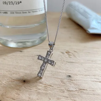 100% Authentic 925 Sterling silver White Crystaks Zircon aaaa+ Cross religion Pendant Necklace Bless Prayer Jewelry TLX1001
100% Authentic 925 Sterling silver White Crystaks Zircon aaaa+ Cross religion Pendant Necklace Bless Prayer Jewelry TLX1001