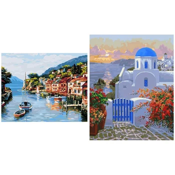 2 Set Paint By Numbers Kits for Adult, Diy Canvas Painting for Adults Beginner-Garden & Sailing Boat
2 Set Paint By Numbers Kits for Adult, Diy Canvas Painting for Adults Beginner-Garden & Sailing Boat