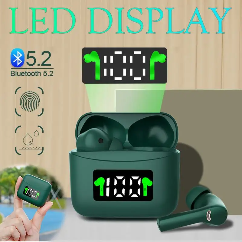 Wireless Bluetooth Headphones In Ear Hd Stereo Touch Control 5.2 Waterproof Mini Sport Earrings Led Display With Charging Box
Wireless Bluetooth Headphones In Ear Hd Stereo Touch Control 5.2 Waterproof Mini Sport Earrings Led Display With Charging Box