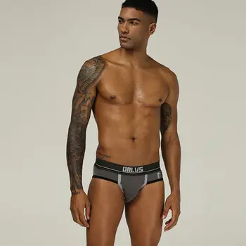 Fashion New Men's Low Waist Breathable Briefs Stitching Letters Stretch Briefs Mesh Patchwork Underwear
Fashion New Men's Low Waist Breathable Briefs Stitching Letters Stretch Briefs Mesh Patchwork Underwear