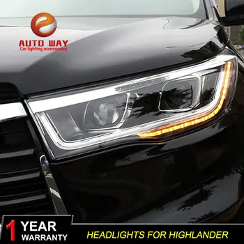 Car styling case for Toyota Highlander 2015 Headlights LED Highlander Headlight DRL Lens Double Beam HID Xenon Car Accessories
Car styling case for Toyota Highlander 2015 Headlights LED Highlander Headlight DRL Lens Double Beam HID Xenon Car Accessories
