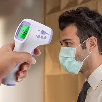 1pc Non-contact Infrared Thermometer Baby Adult Infrared Temperature Meter Digital Temperature Gun LCD Display Thermometer
1pc Non-contact Infrared Thermometer Baby Adult Infrared Temperature Meter Digital Temperature Gun LCD Display Thermometer