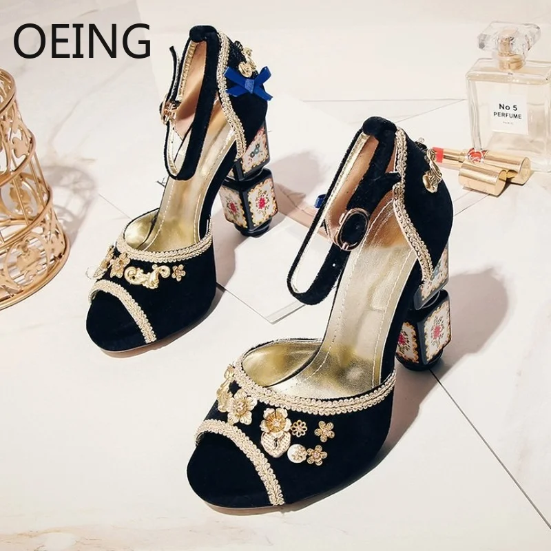 Flower Bow Square Heels Women's Sandals 2021 Summer Peep Toe Ankle Strap Shoes Woman Vintage Formal Party Sandalias De Mujer
Flower Bow Square Heels Women's Sandals 2021 Summer Peep Toe Ankle Strap Shoes Woman Vintage Formal Party Sandalias De Mujer