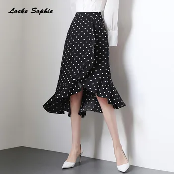 Women's plus size Fishtail skirts 2020 Summer Chiffon Ruffles prints Splicing high waist Irregular Ladies Skinny mermaid skirts
Women's plus size Fishtail skirts 2020 Summer Chiffon Ruffles prints Splicing high waist Irregular Ladies Skinny mermaid skirts