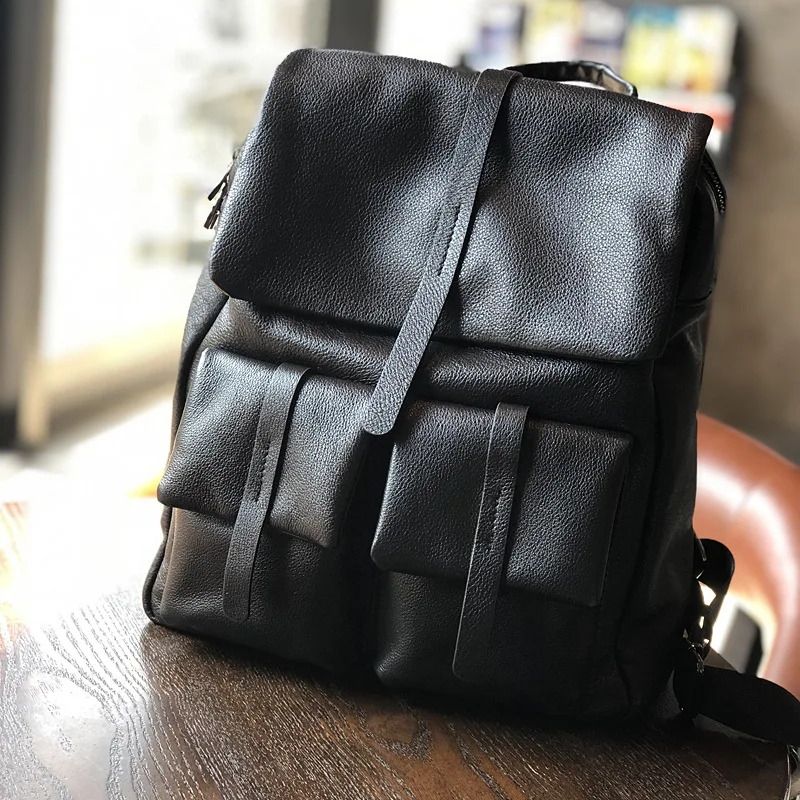 Young Retro Style Soft Cow Leather Black Color Backpack Top Quality Shoulder Bag Classical Girls Casual Travel Backpack
Young Retro Style Soft Cow Leather Black Color Backpack Top Quality Shoulder Bag Classical Girls Casual Travel Backpack