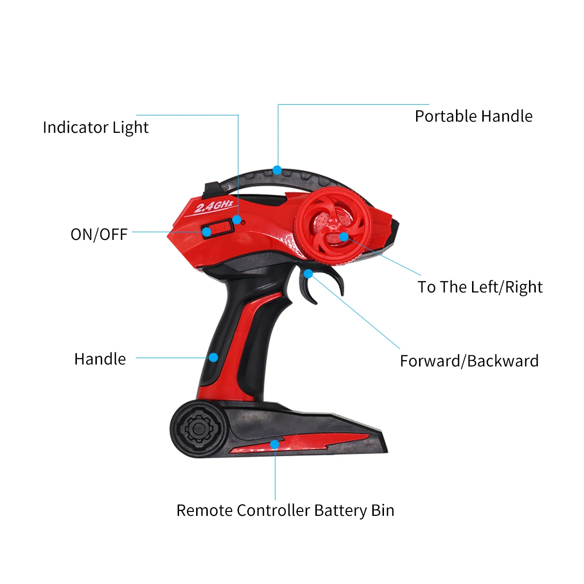 Power Drill - Large 50CM RC Car 4WD Remote Control Climbing Car 2.4Ghz RC Toys Truck Bigfoot Car High-Speed Off-Road Toys