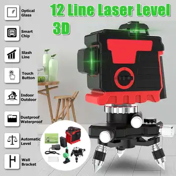 Laser Level 12 lines green line 3D Self-Leveling 360 Horizontal And Vertical Super Powerful Laser level green Beam laser level
Laser Level 12 lines green line 3D Self-Leveling 360 Horizontal And Vertical Super Powerful Laser level green Beam laser level