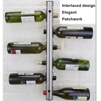 Stainless Steel Red Wine Shelf Wall Hanging Vertical Creative European Type Tubular Wine Storage Rack Tibetan Wine Organizers
Stainless Steel Red Wine Shelf Wall Hanging Vertical Creative European Type Tubular Wine Storage Rack Tibetan Wine Organizers