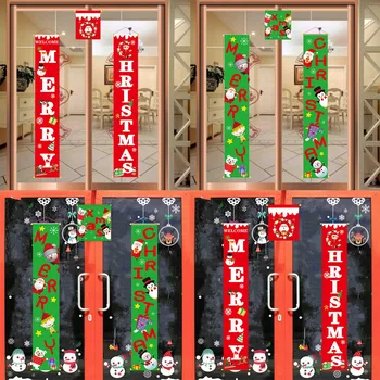 Besegad 3pcs Front Door Welcome Merry Christmas Banners Sign Curtain Hanging Ornament for Xmas Holiday Party Wall Decor
Besegad 3pcs Front Door Welcome Merry Christmas Banners Sign Curtain Hanging Ornament for Xmas Holiday Party Wall Decor