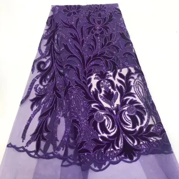 (5yards/pc) fantastic African purple tulle lace fabric soft velvet French net lace fabric with sequins embroidery FCC082
(5yards/pc) fantastic African purple tulle lace fabric soft velvet French net lace fabric with sequins embroidery FCC082