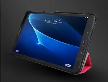 Suitable for Samsung Tablet PC Case Galaxy Tab10.1 inch T580T585 tri-fold bracket leather case
Suitable for Samsung Tablet PC Case Galaxy Tab10.1 inch T580T585 tri-fold bracket leather case