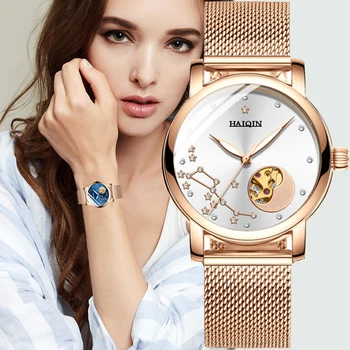 HAIQIN ladies dress watch women watches top luxury brand sport water mechanical wristwatch mesh fashion watch relogio feminino
HAIQIN ladies dress watch women watches top luxury brand sport water mechanical wristwatch mesh fashion watch relogio feminino