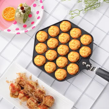 Kitchen Tools BBQ Accessory Easy Clean Cooking Tool Takoyaki Pan Quail Eggs Durable 18 Holes Non Stick Anti Scalding Baking Mold
Kitchen Tools BBQ Accessory Easy Clean Cooking Tool Takoyaki Pan Quail Eggs Durable 18 Holes Non Stick Anti Scalding Baking Mold